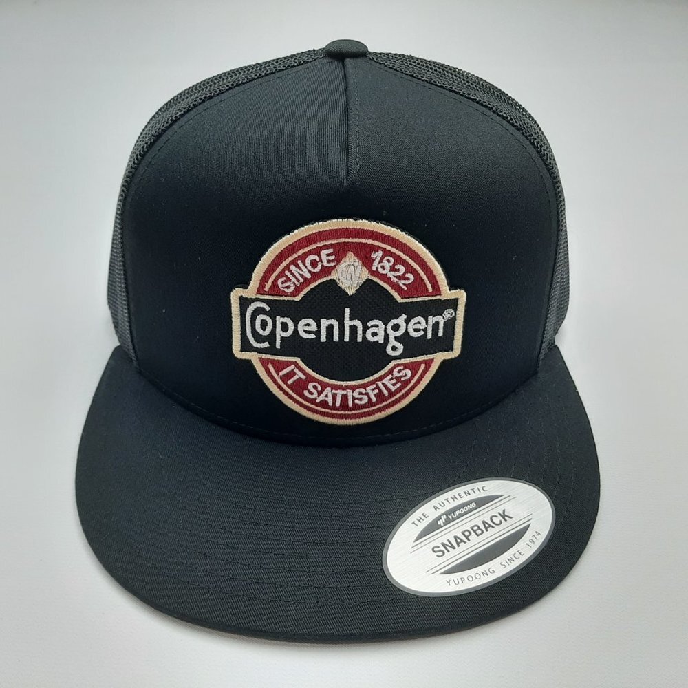 Copenhagen Embroidered Patch Baseball Cap Hat Trucker Mesh Snapback